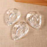 2Pcs Glass Bead Charms Teardrop Crystal Pendants Prism Sun Catcher
