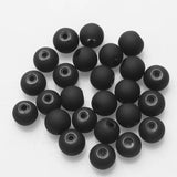 45Pcs/Lot 8mm Crystal Glass Matte Round Spacer Beads for DIY Jewelry Making