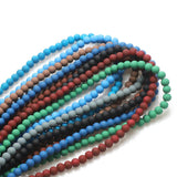 45Pcs/Lot 8mm Crystal Glass Matte Round Spacer Beads for DIY Jewelry Making