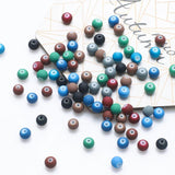 45Pcs/Lot 8mm Crystal Glass Matte Round Spacer Beads for DIY Jewelry Making