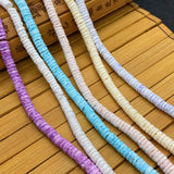Natural Shell Dyed Shell Disc Beading Loose Bead for Jewelry Making DIY Necklace