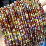 2-4mm Faceted Colorful Zircon Gem Beads For Jewelry Making