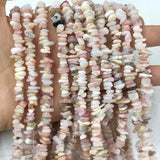 5-8mm Pink Opal Stone Beads Gravel Chips for Jewelry Making DIY