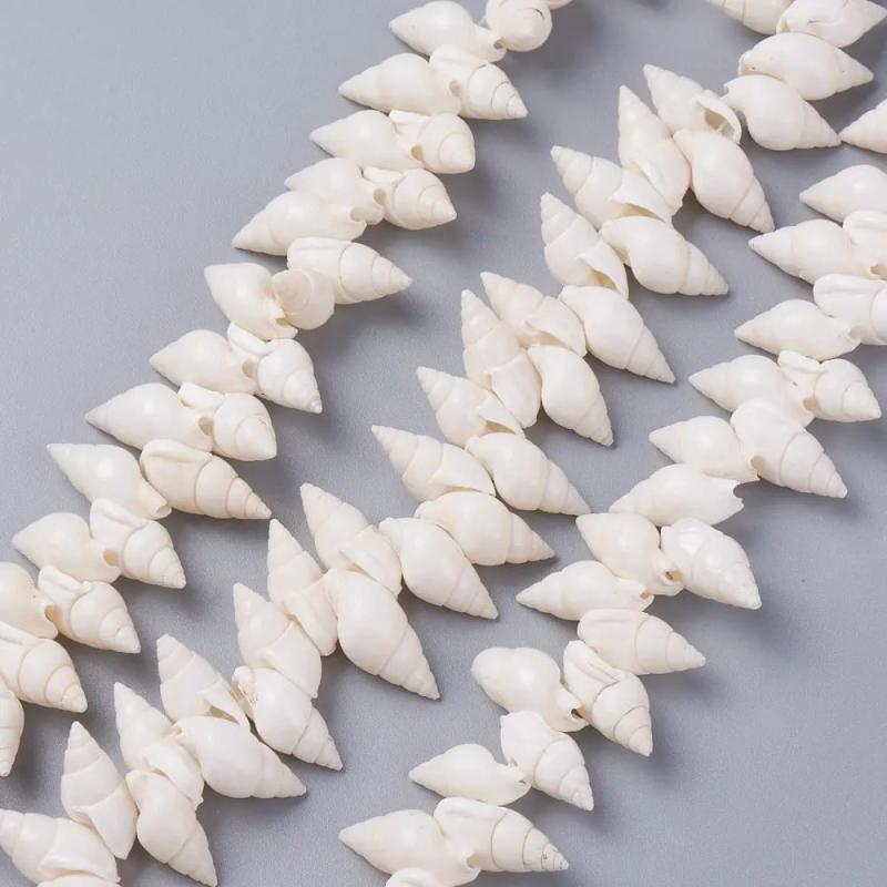 Spiral Shell Beads Strands for Jewelry Making DIY