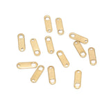 50pcs Stainless Steel Water Drop Teardrop End Piece Terminators Beads