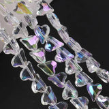 30Pcs 10x12mm Crystal Glass Heart Beads for Jewelry Making DIY