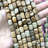 8*12mm Tiger Eye Jades Square Spacer Beads for Jewelry Making