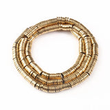 Hematite Natural Stone Round Loose Beads for Jewelry Making 15'' Strand