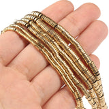 Hematite Natural Stone Round Loose Beads for Jewelry Making 15'' Strand
