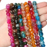 Multicolor Agates Loose Beads 10mm 15''