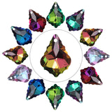 Baroque Crystal Pendant 11x16/15x22mm Maple Leaf Charm Beads for DIY Jewelry