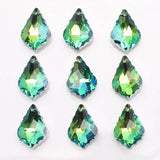Baroque Crystal Pendant 11x16/15x22mm Maple Leaf Charm Beads for DIY Jewelry