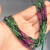 Faceted Epidote Zoisite Stone Beads 2mm Spacer Waist Beads