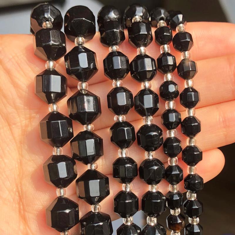 Agates Faceted Beads Olive Shape Agate Bead for Jewelry Making 6 8 10mm