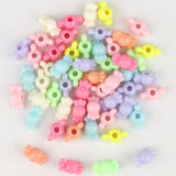 100pcs Sugar Shape Acrylic Beads Candy Spacer Beads For DIY Jewelry Making