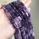 Faceted Purple Crystal Amethysts Loose Beads for DIY Jewelry Making