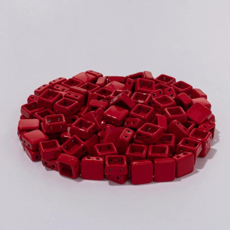 30Pcs 8*8MM Square Shape Enamel Beads Colorful Elastic Bracelets Beads