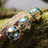 5Pcs 10mm Copper Spacer Beads for Jewelry Making