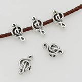 20pcs Musical Note Metal Beads Charms DIY Jewelry Making