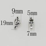 20pcs Musical Note Metal Beads Charms DIY Jewelry Making