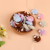 Kovict 10pc Hedgehog Silicone Beads Food Silicone Teether DIY Nursing Necklace