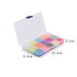 3mm Glass Seed Beads Box Set Charms Crystal Spacer Beads Jewelry Making