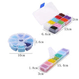 3mm Glass Seed Beads Box Set Charms Crystal Spacer Beads Jewelry Making