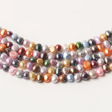 5-6mm Multicolor Freshwater Pearl Stone Beads for Jewelry Making