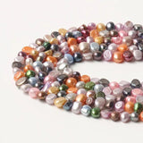 5-6mm Multicolor Freshwater Pearl Stone Beads for Jewelry Making
