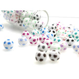 Kovict 10pcs 15mm Silicone Football Teether Beads Baby Teething Bracelet