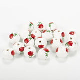 20mm 20pcs/Pack Wooden Beads DIY Home Decoration Craft Children's Toys Bracelet