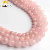 Madagascar Rose Quartz Stone Beads 15'' 6/8/10mm