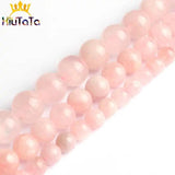 Madagascar Rose Quartz Stone Beads 15'' 6/8/10mm