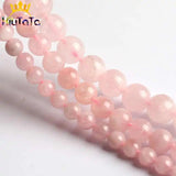 Madagascar Rose Quartz Stone Beads 15'' 6/8/10mm