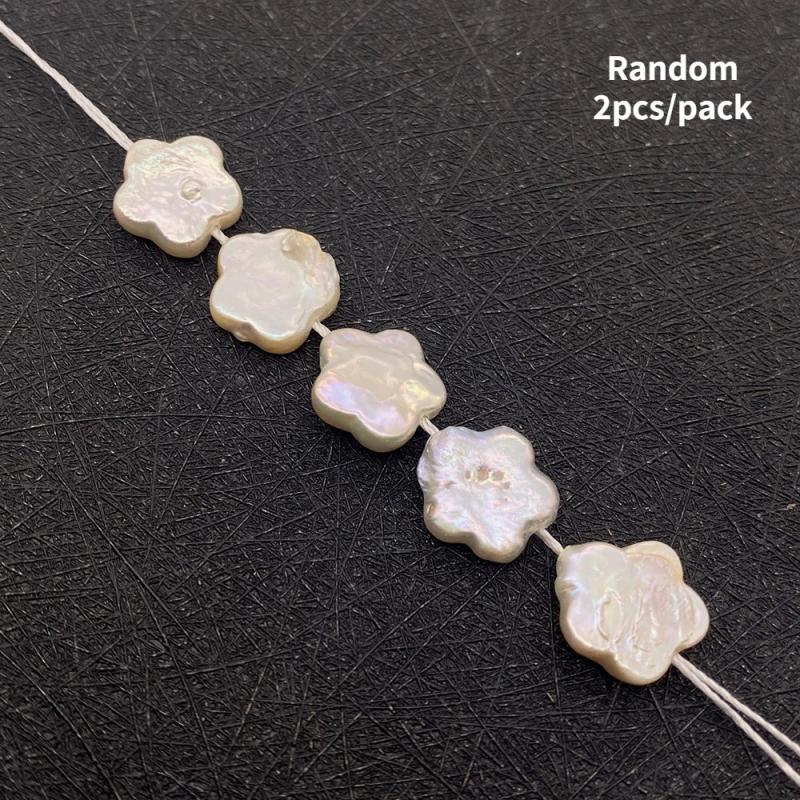 Baroque Pearl Beads Freshwater Flower Charms DIY Necklace Earring