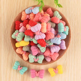 10Pcs Dinosaur Hat Leaf Baby Silicone Beads For Jewelry Making