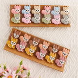 10pcs Mini Squirrel Silicone Beads for DIY Jewelry Making