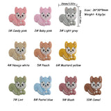 10pcs Mini Squirrel Silicone Beads for DIY Jewelry Making