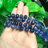 8x6mm Faceted Sodalite Stone Beads Rondelle Spacer for Jewelry Making