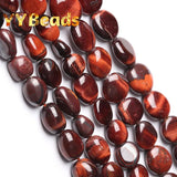 Natural Red Tiger Eye Stone Beads for Jewelry Making