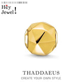 Gold-color Triangle Beads for Bracelet Bangles & Necklace DIY