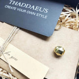 Gold-color Triangle Beads for Bracelet Bangles & Necklace DIY
