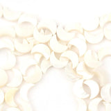 Natural Shell Moon Shaped Pendant Spacer Beads for Jewelry Making