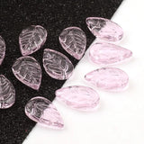 11x18mm Retro Leaf Lampwork Beads for Jewelry Making - Gradient Glass Beads