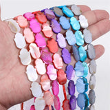 Fatima Shape Dyed Beads Mother of Pearl Bead 12x18mm