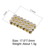 Square Spacer Beads for Jewelry Making, Natural Stones Pearls