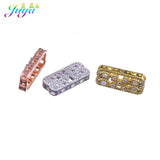 Square Spacer Beads for Jewelry Making, Natural Stones Pearls