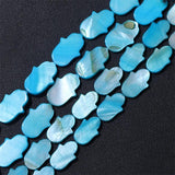 Fatima Smooth Palm Shape Shell Beads Natural Mother of Pearl Beads