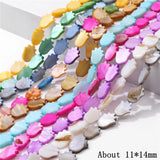 Hand of Fatima Shell Beads Mother Of Pearl for DIY Jewelry