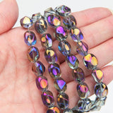 50PCS Irregular Glass Beads Charms for Jewelry Making DIY